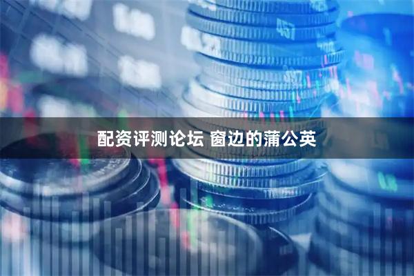 配资评测论坛 窗边的蒲公英