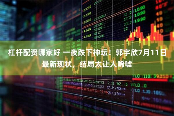 杠杆配资哪家好 一夜跌下神坛！郭宇欣7月11日最新现状，结局太让人唏嘘