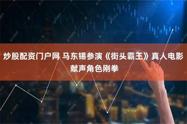 炒股配资门户网 马东锡参演《街头霸王》真人电影 献声角色刚拳